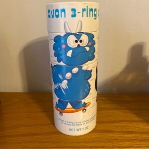 Vintage 70’s Avon Kids Bath 3-Ring Circus Talc